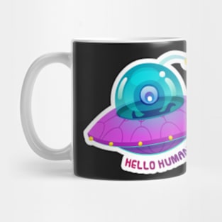 hello human Mug